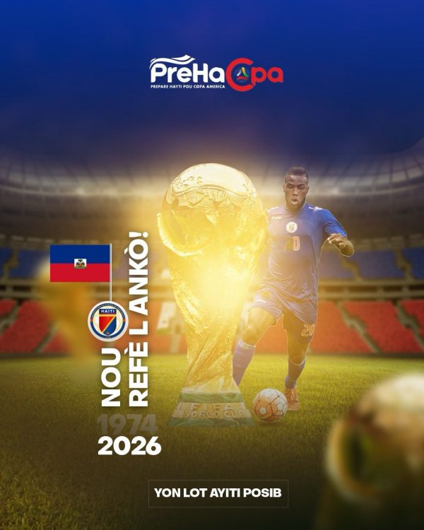 PreHaCopa supporter representing Haitian culture